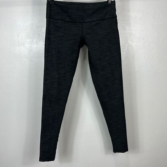 Lululemon Athletica Heather Gray Full Length Leggings Size 8 - Picture 1 of 7